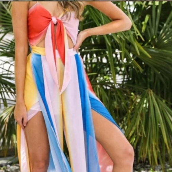 L'Atiste Colorful Maxi Romper - Picture 2 of 13